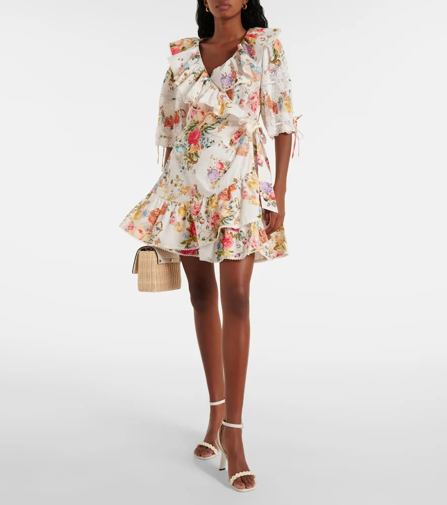 Camilla Sew Yesterday floral cotton wrap dress