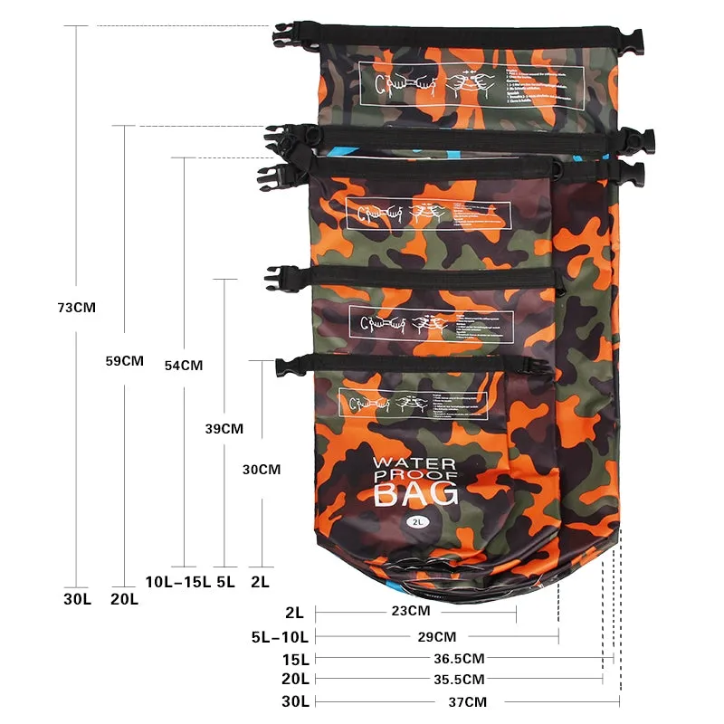 Camo Waterproof Dry Bag (WP-07)