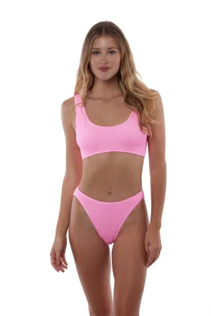 Cancun Classic Seamless One Size Bikini TOP ONLY (Strawberry Pink)