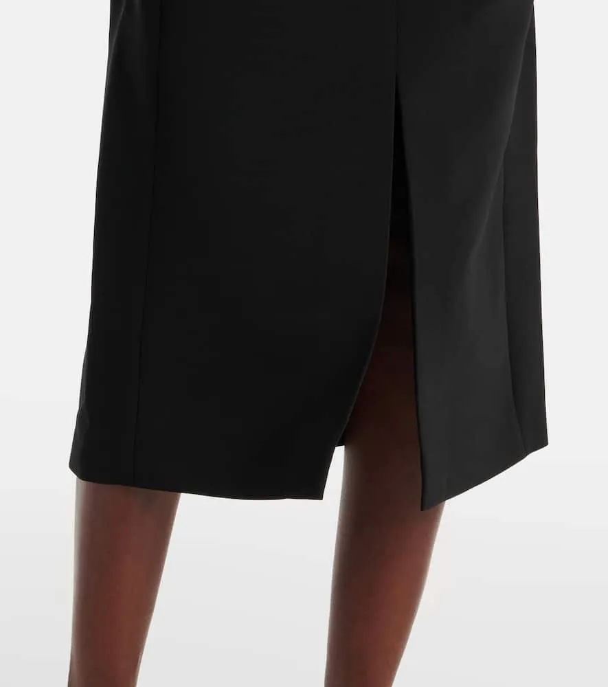 Carolina Herrera Embroidered off-shoulder midi dress