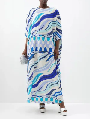 Cerulean Dream Kaftan