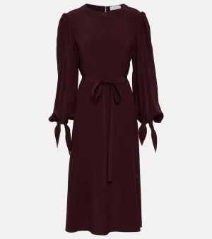 Chloe Silk crêpe de chine midi dress