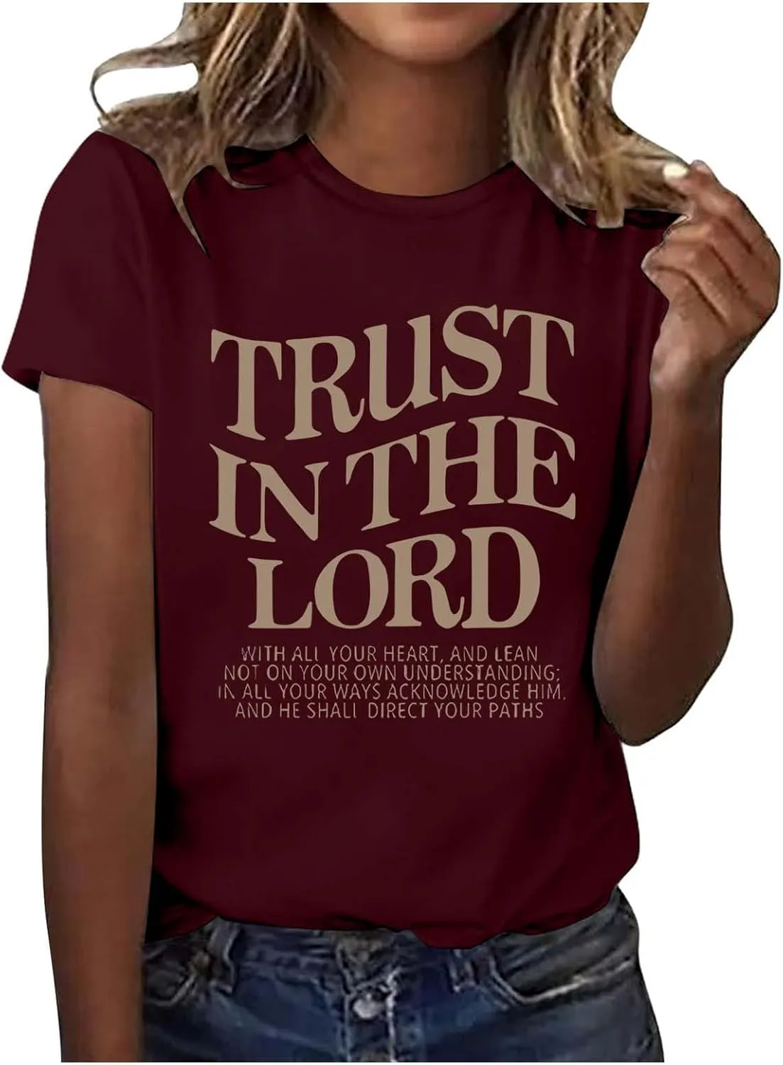 Christian Shirts for Women Love Like Jesus Tshirts Faith T-Shirt Casual Inspirational Short Sleeve Tee Tops
