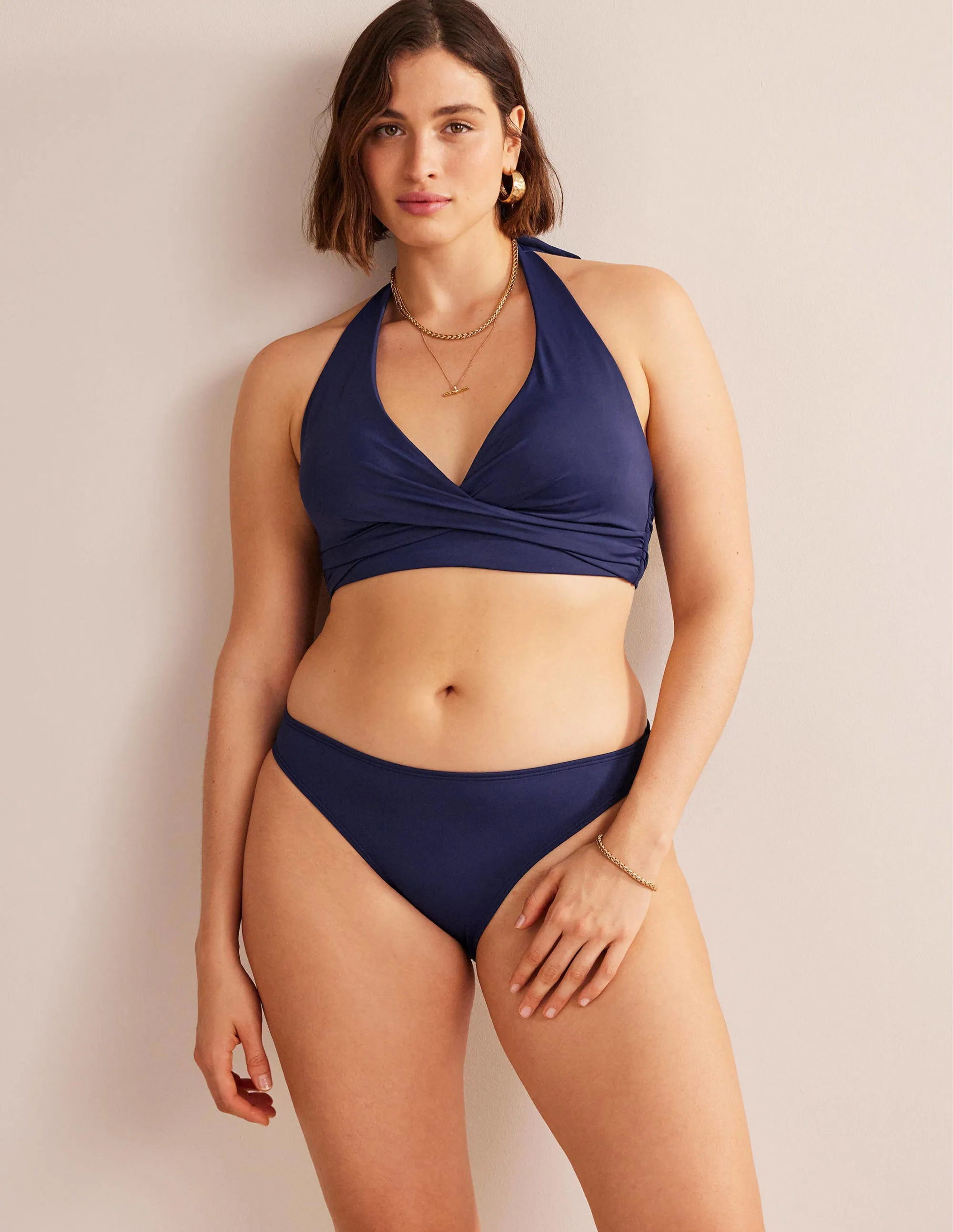 Classic Bikini Bottoms-Navy