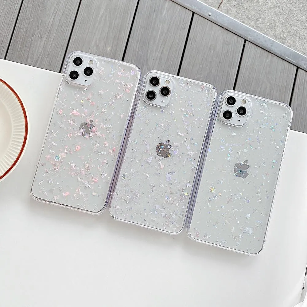 Clear Glitter Case