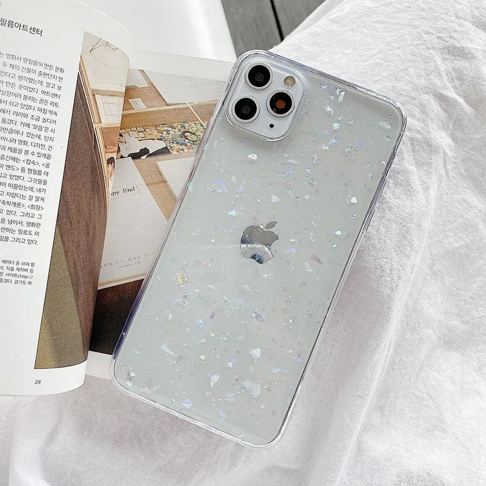 Clear Glitter Case
