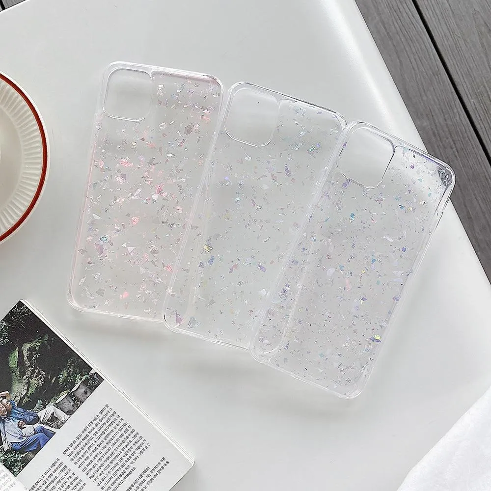Clear Glitter Case