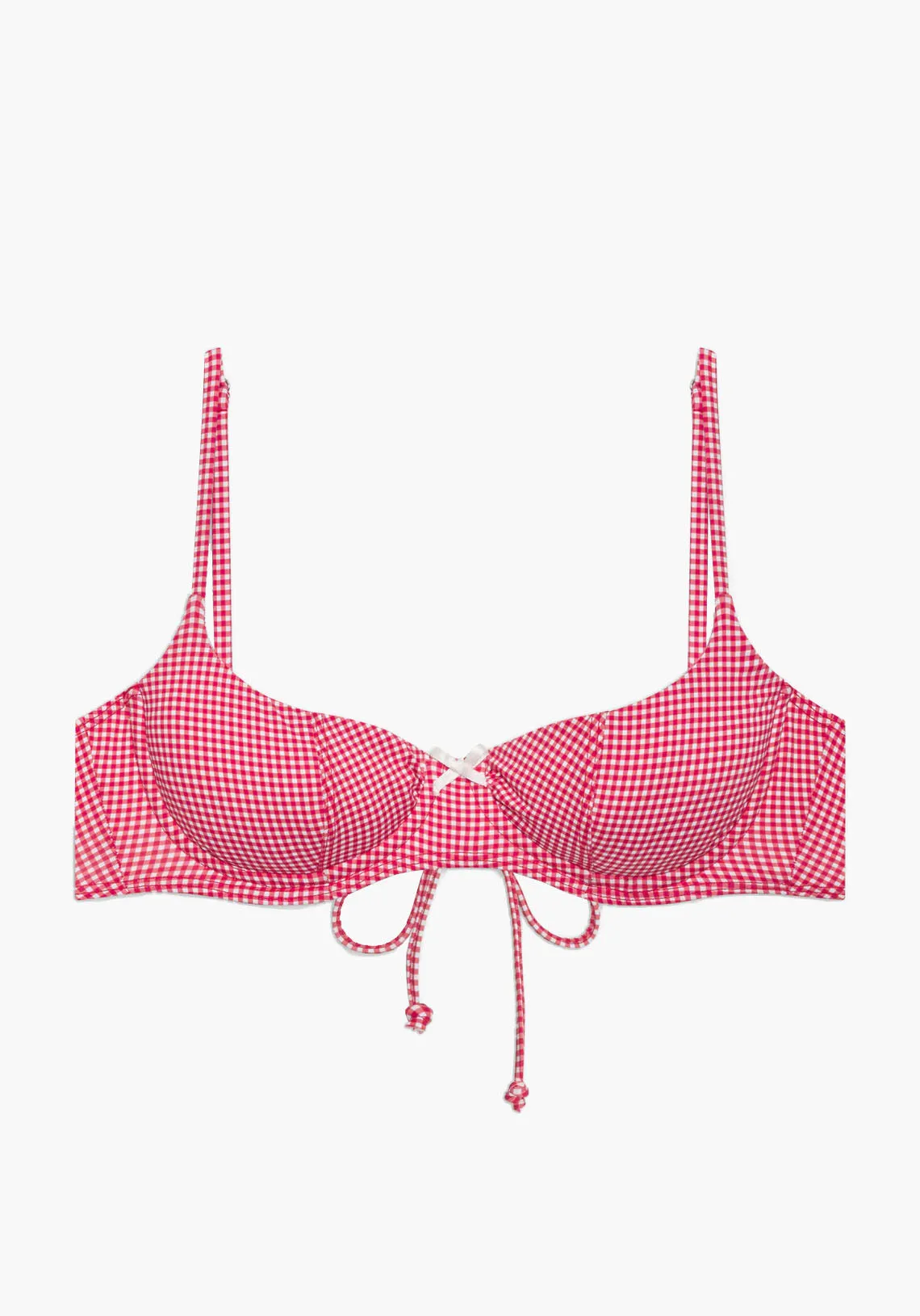 COLA TOP LADYBUG GINGHAM PRINT