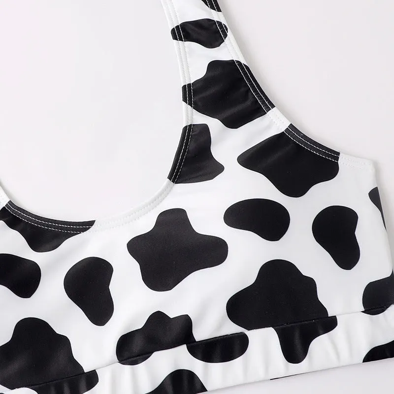 Colorblock Ruffle High waisted Swimsuits for Mommy and Me
