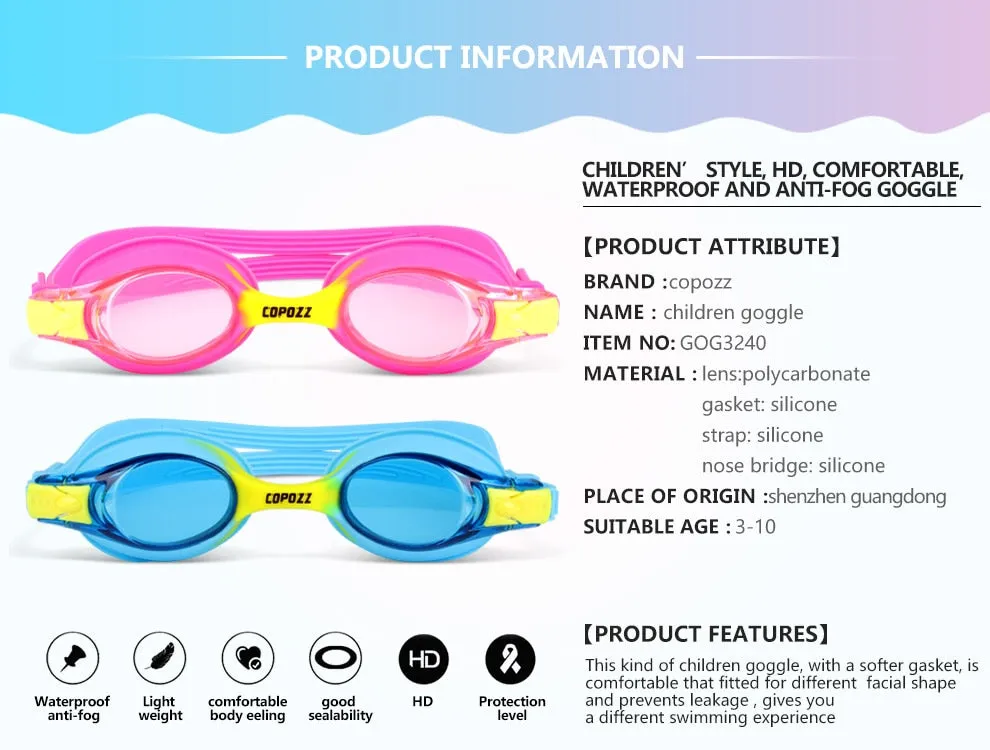 COPOZZ Youth Swim Goggles