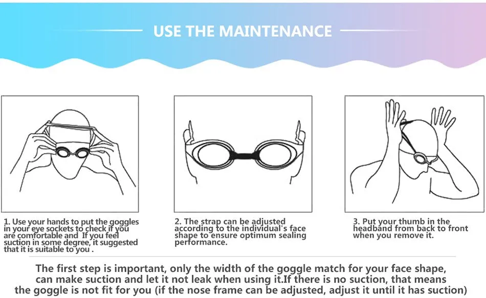 COPOZZ Youth Swim Goggles