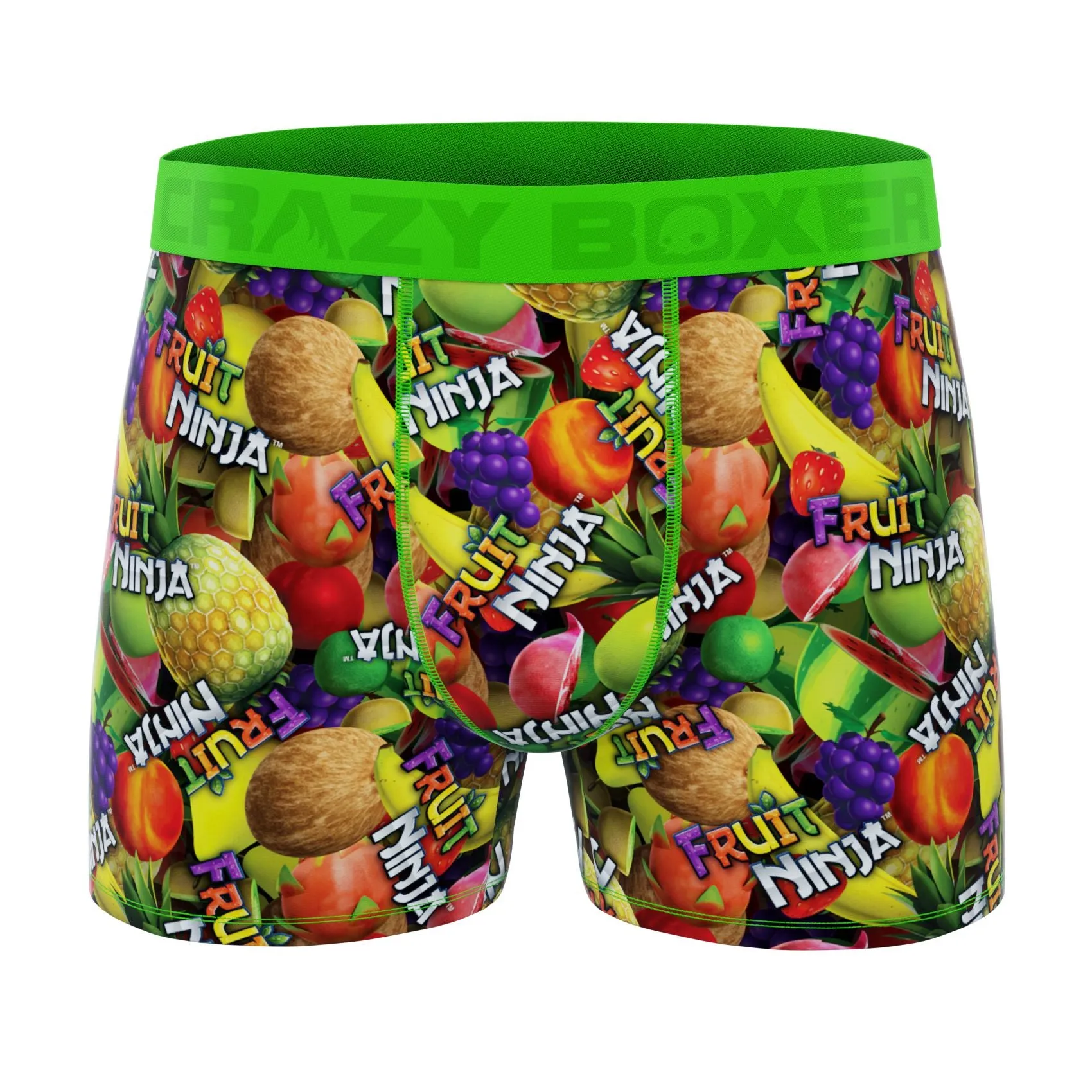 CRAZYBOXER Fruit Ninja Fruits Men's Boxer Briefs (3 pack)