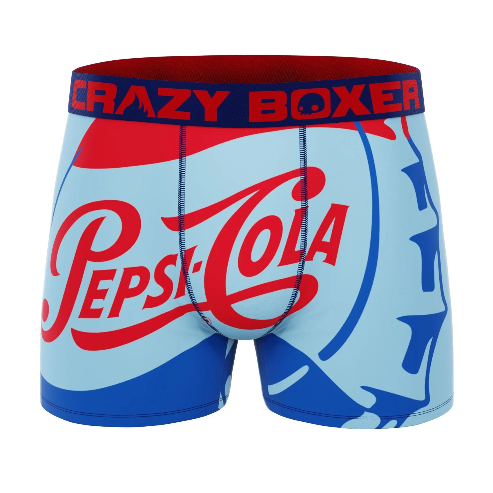 CRAZYBOXER Pepsi Logo & Caps Men's Boxer Briefs & Socks (Creative Packaging)