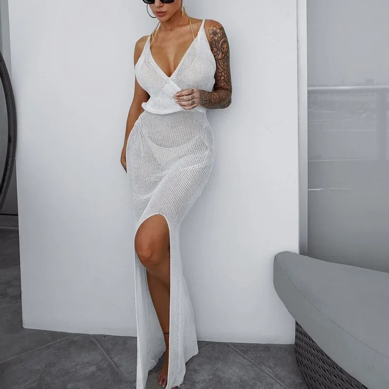 Crochet Maxi Beach Dresses