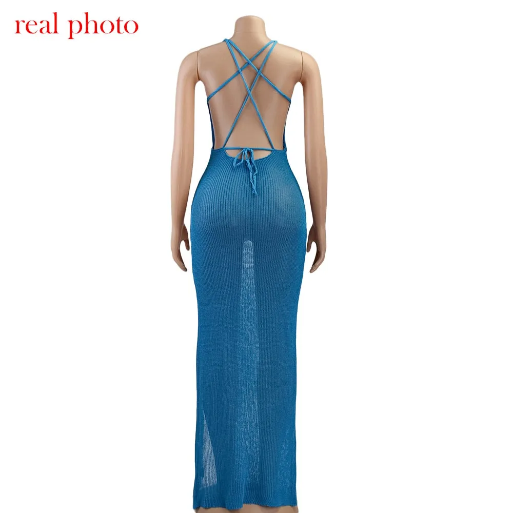 Crochet Maxi Beach Dresses