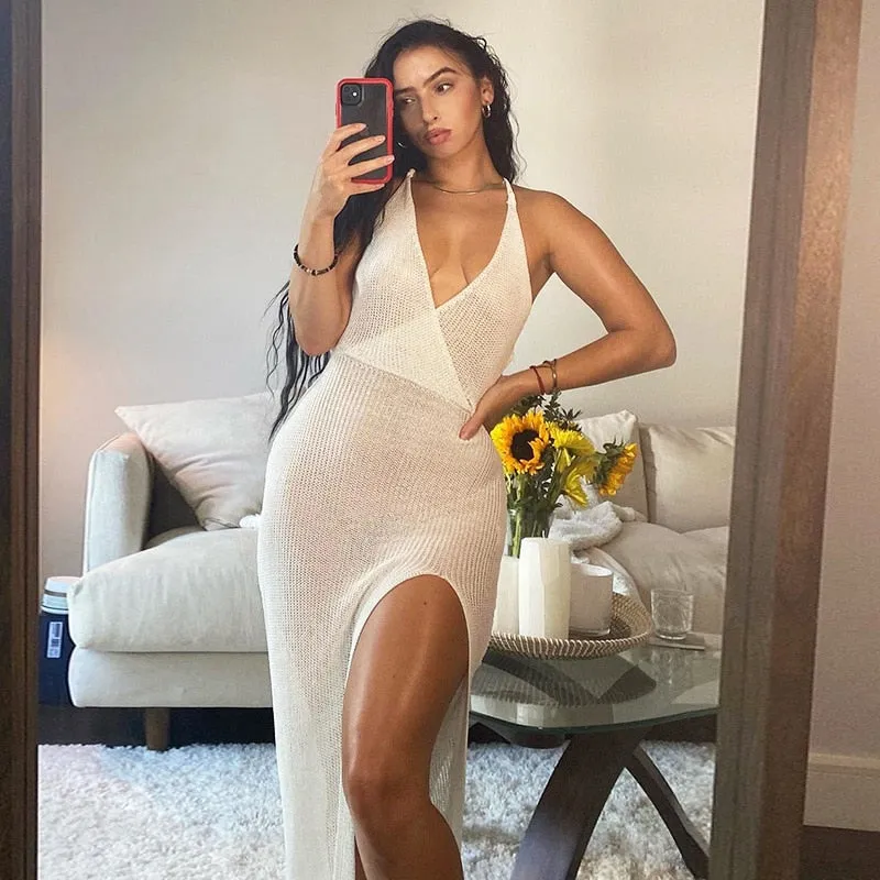 Crochet Maxi Beach Dresses