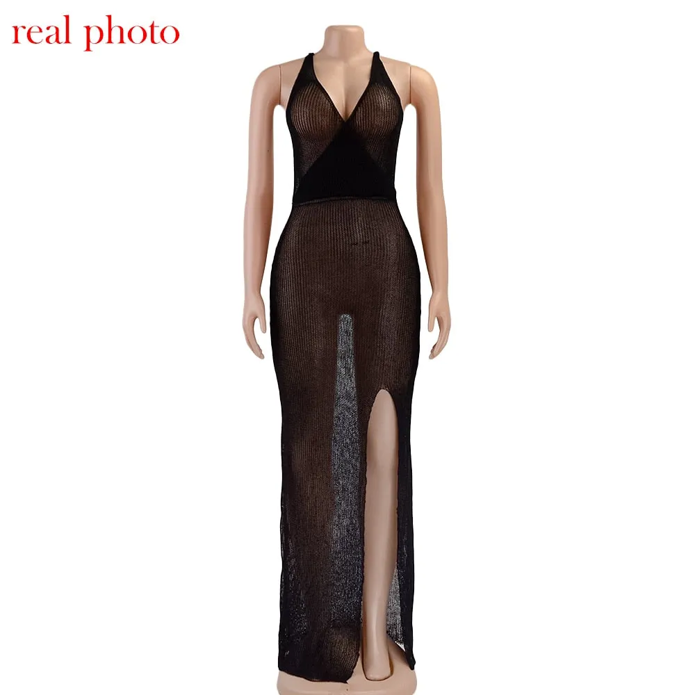 Crochet Maxi Beach Dresses