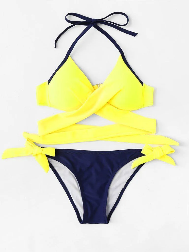 Crossover Mix & Match Bikini Set