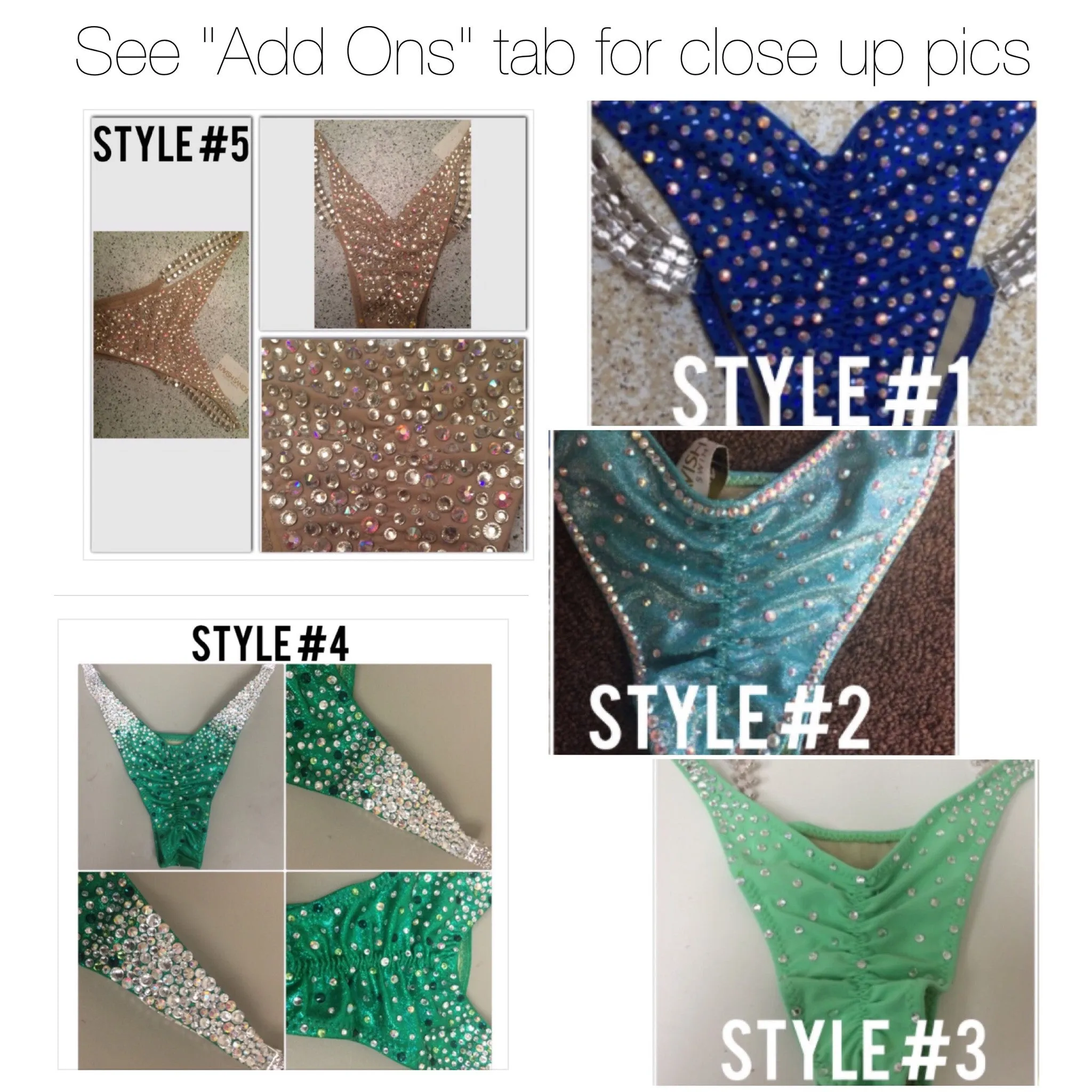 Custom Competition Bikinis Multitone