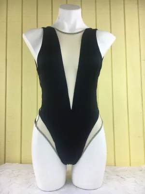 Custom Peekaboo mesh one piece