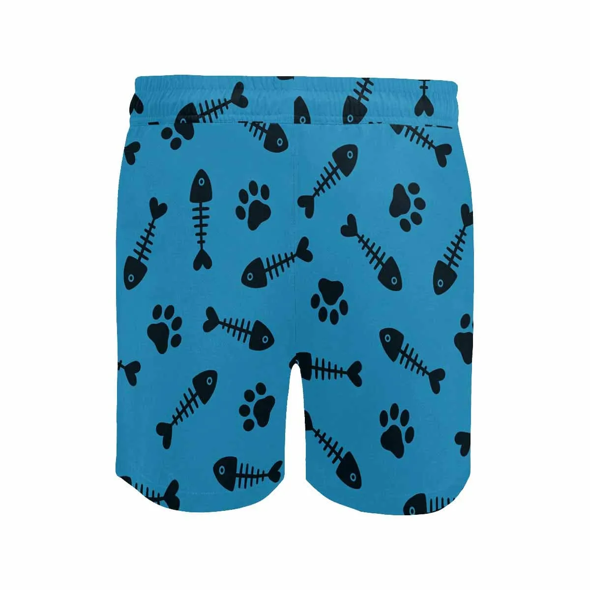 Custom Pet Face Swim Trunks Design Pocket Cat Men's Quick Dry Swim Shorts with Cat's Picture