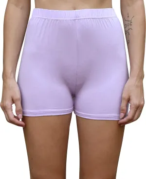 Daisy Del Sol Women's High Waisted Stretchy Soft Tie Dye Floral Solid Yoga Athleisure Loungewear Biker Boyshort Booty Shorts