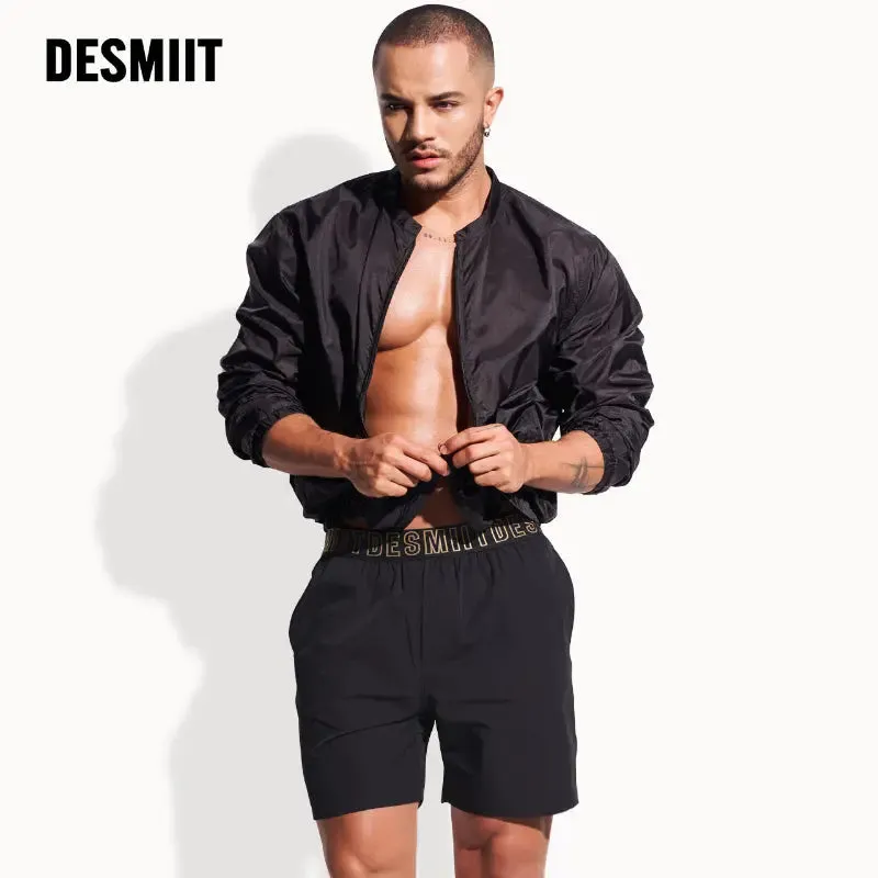 DESMIIT Mens Designer Swim Trunks