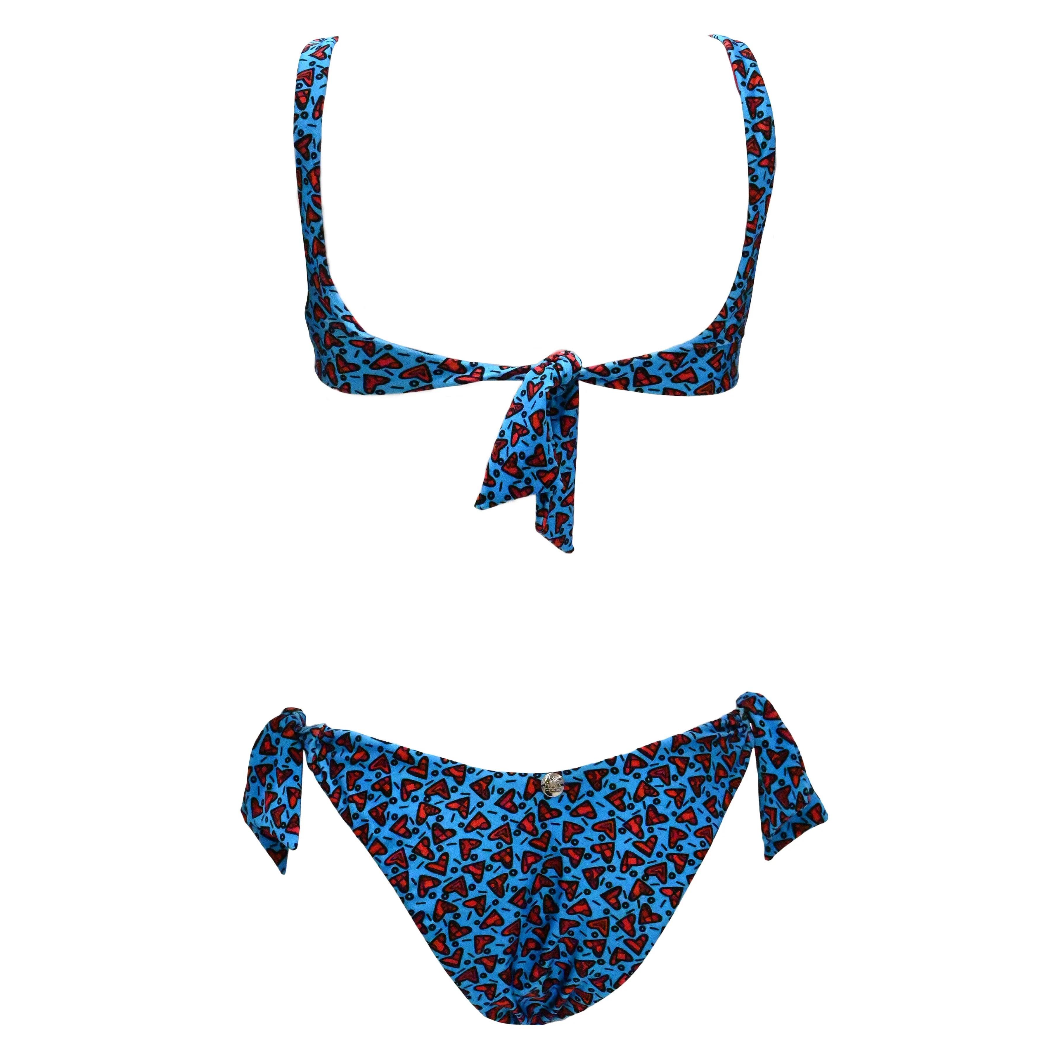 DIAMONDS IN THE SKY - Bikini Triangle Top with Bottom