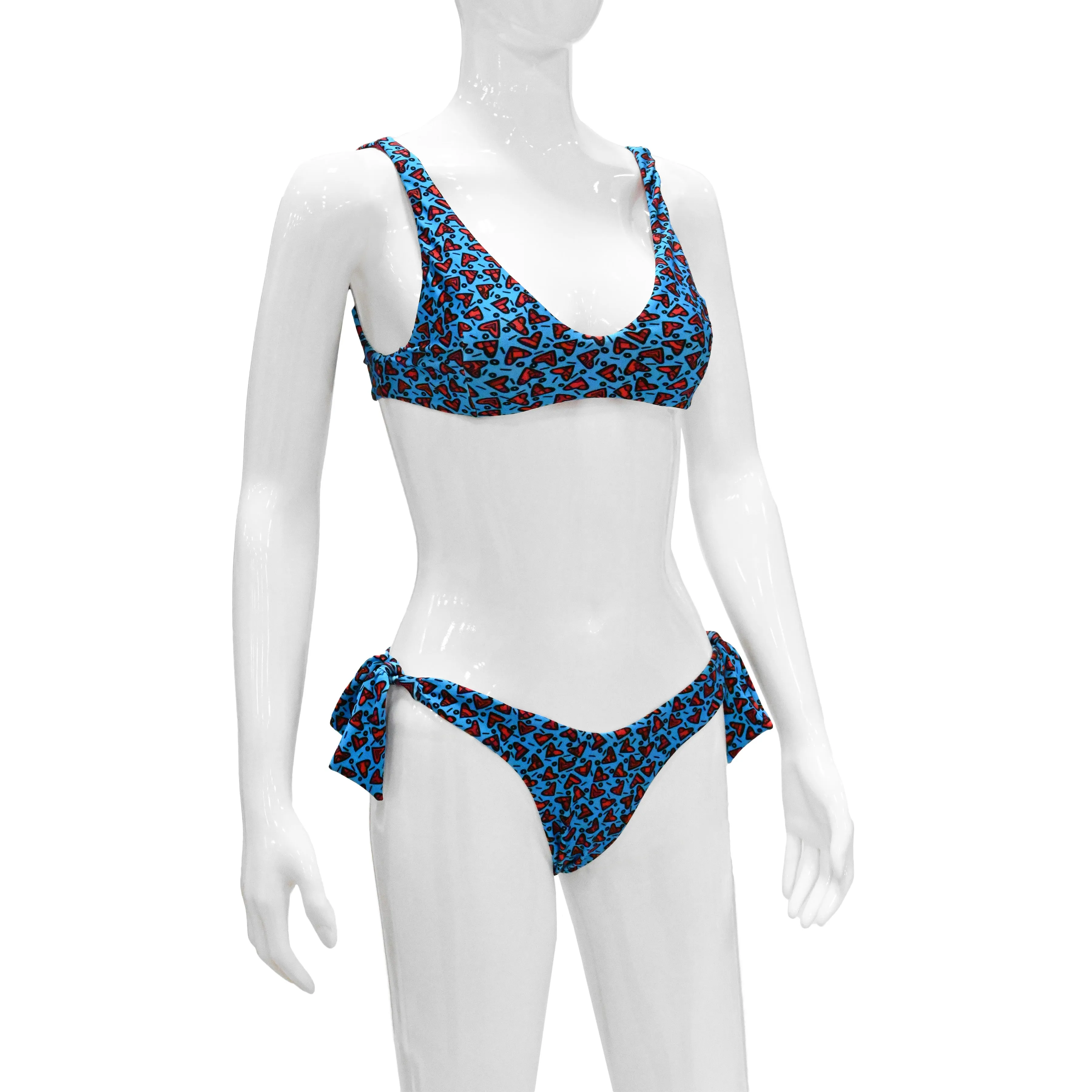 DIAMONDS IN THE SKY - Bikini Triangle Top with Bottom