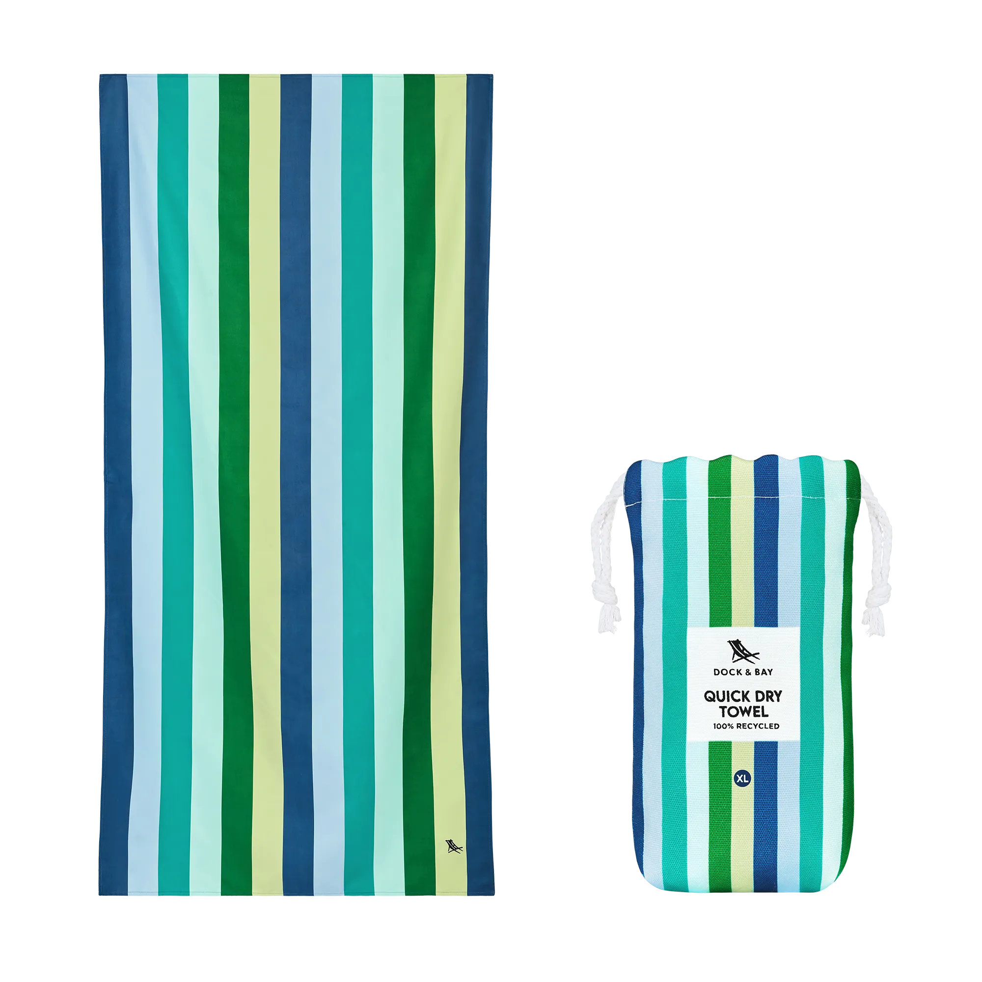 Dock & Bay Quick Dry Towels - Summer - Cool Lagoon
