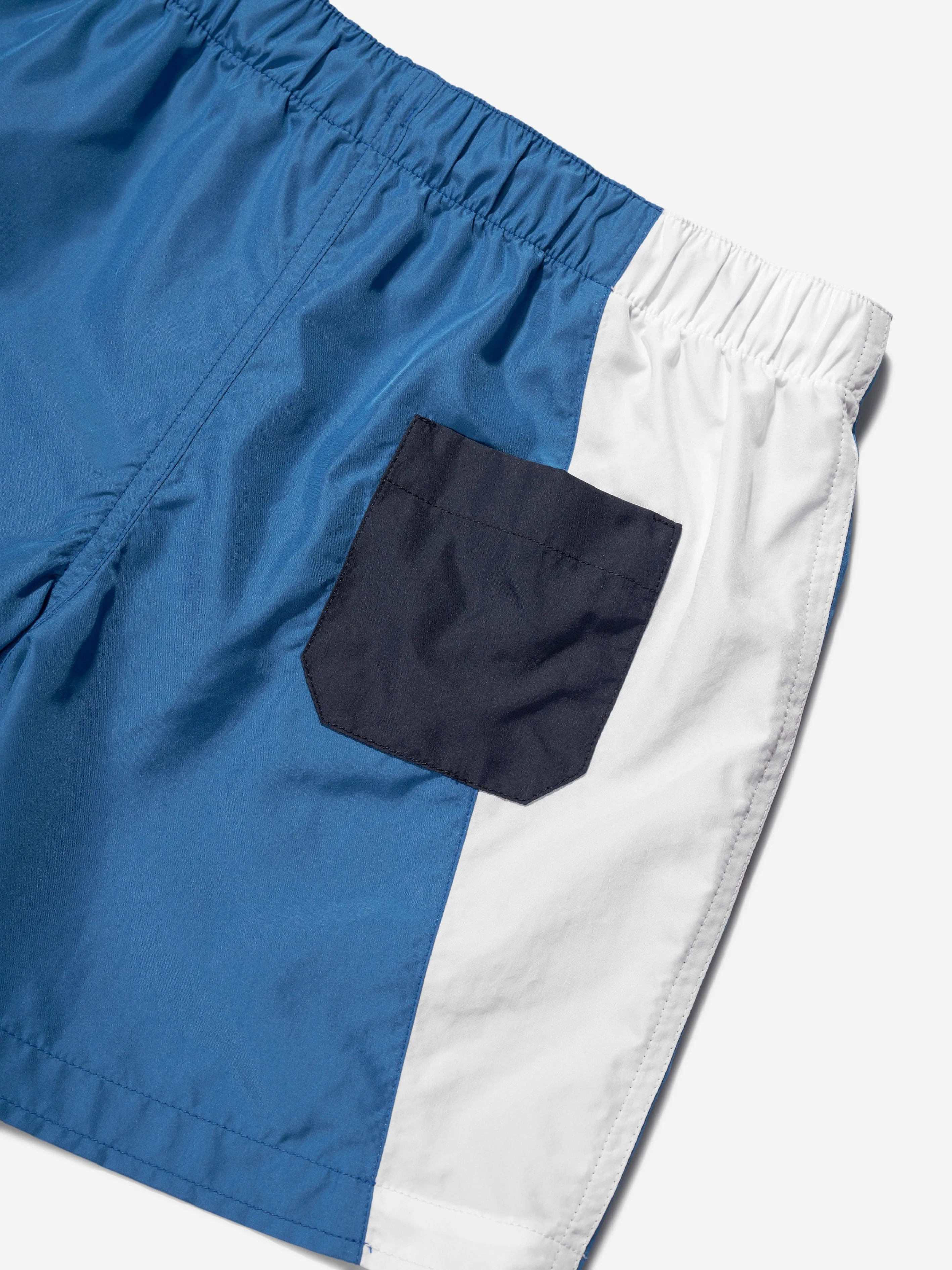 Dolce & Gabbana Boys Logo Swim Shorts in Blue