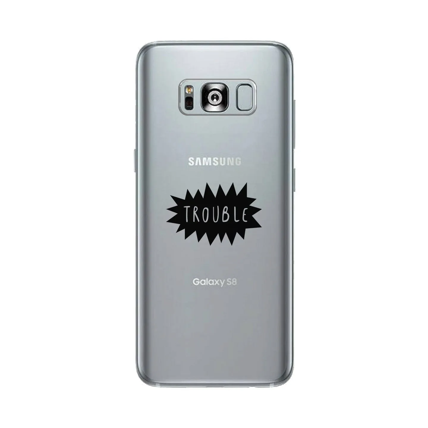 Double Trouble - Clear Phone Case