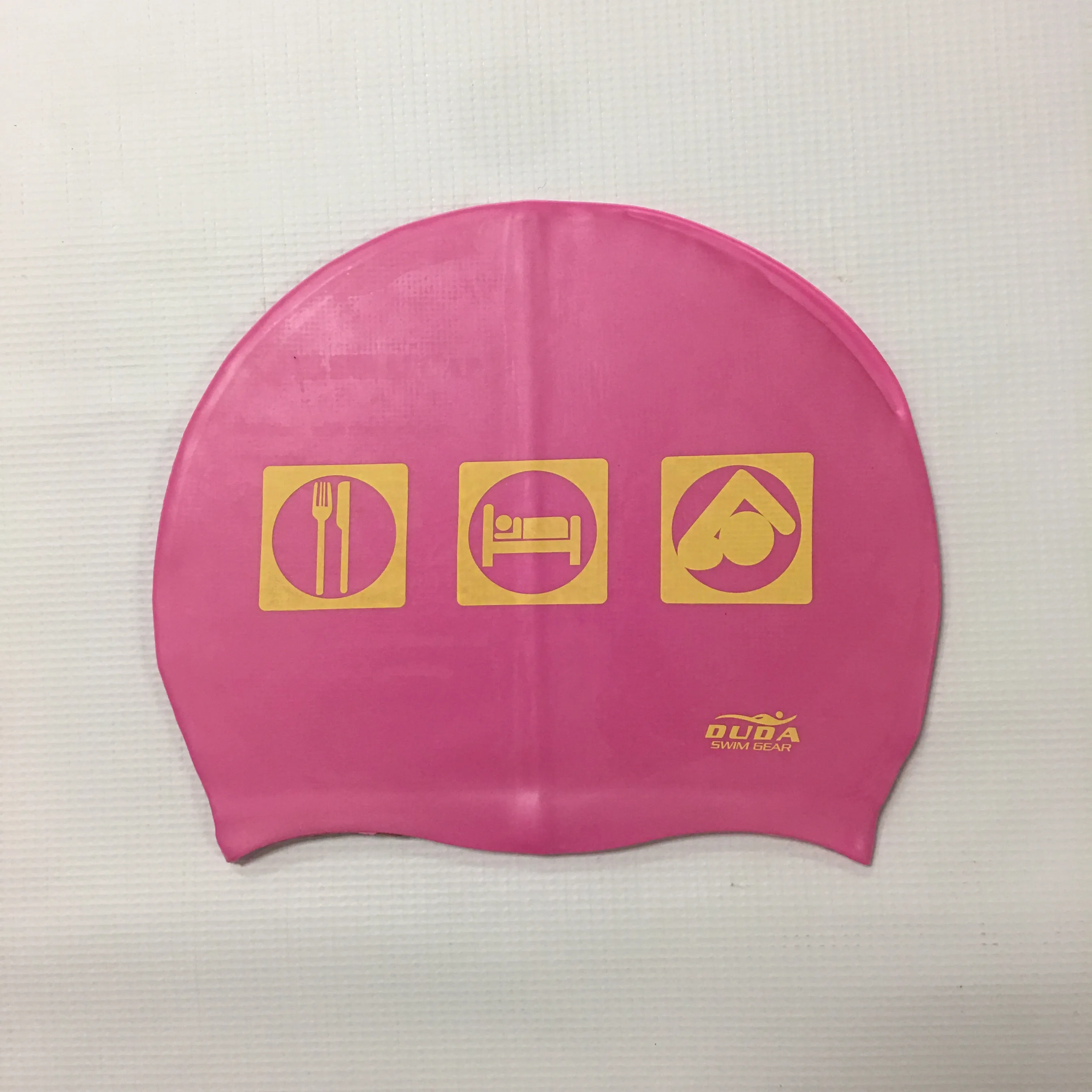 Duda "Eat. Sleep. Swim." (Symbols) Swim Cap