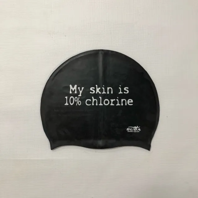 Duda "My Skin Is 10% Chlorine" Swim Cap