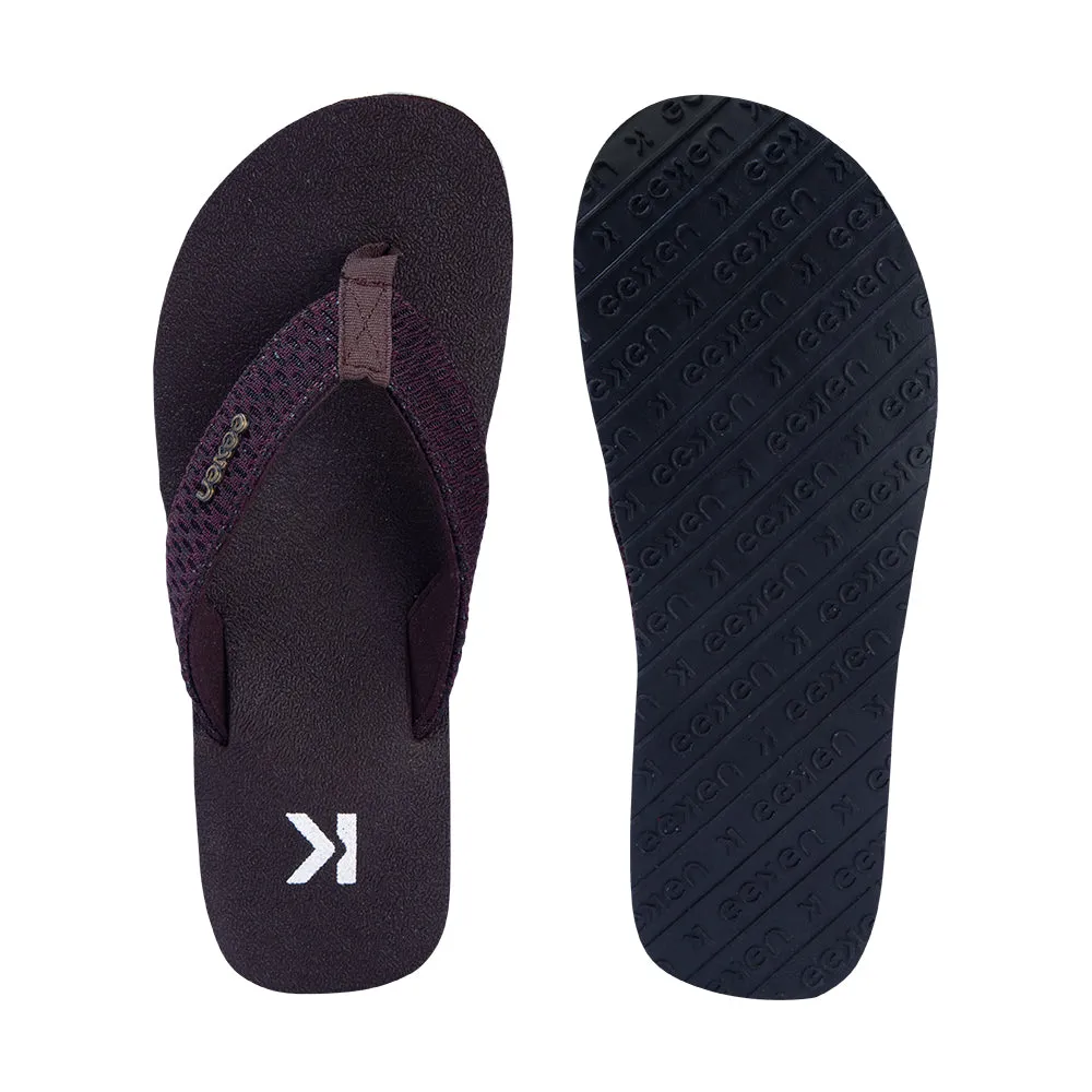 Eeken EFBG2016 Brown Lightweight Everyday Flip Flops For Men