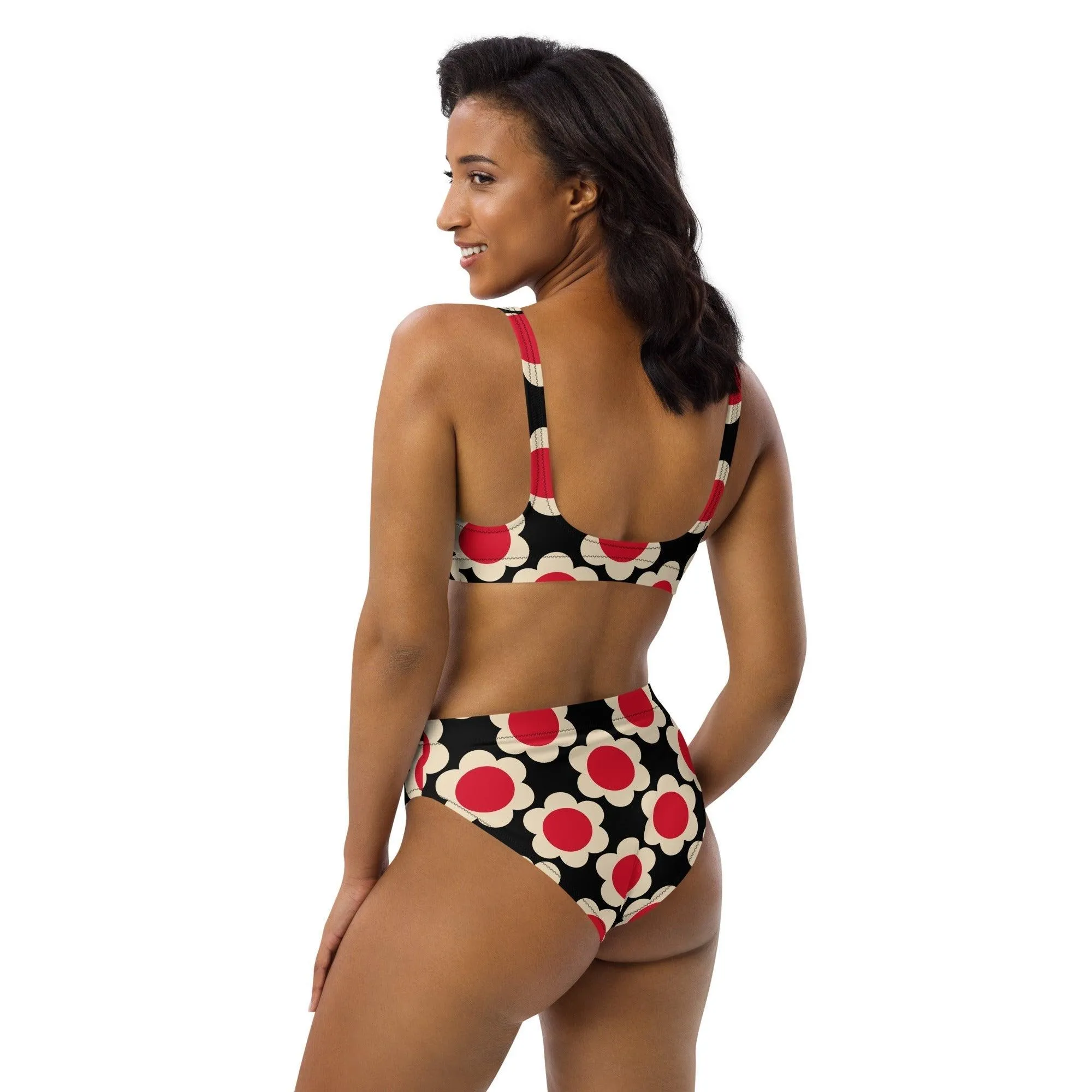 ELLIE red black - Bikinis made of recycled material