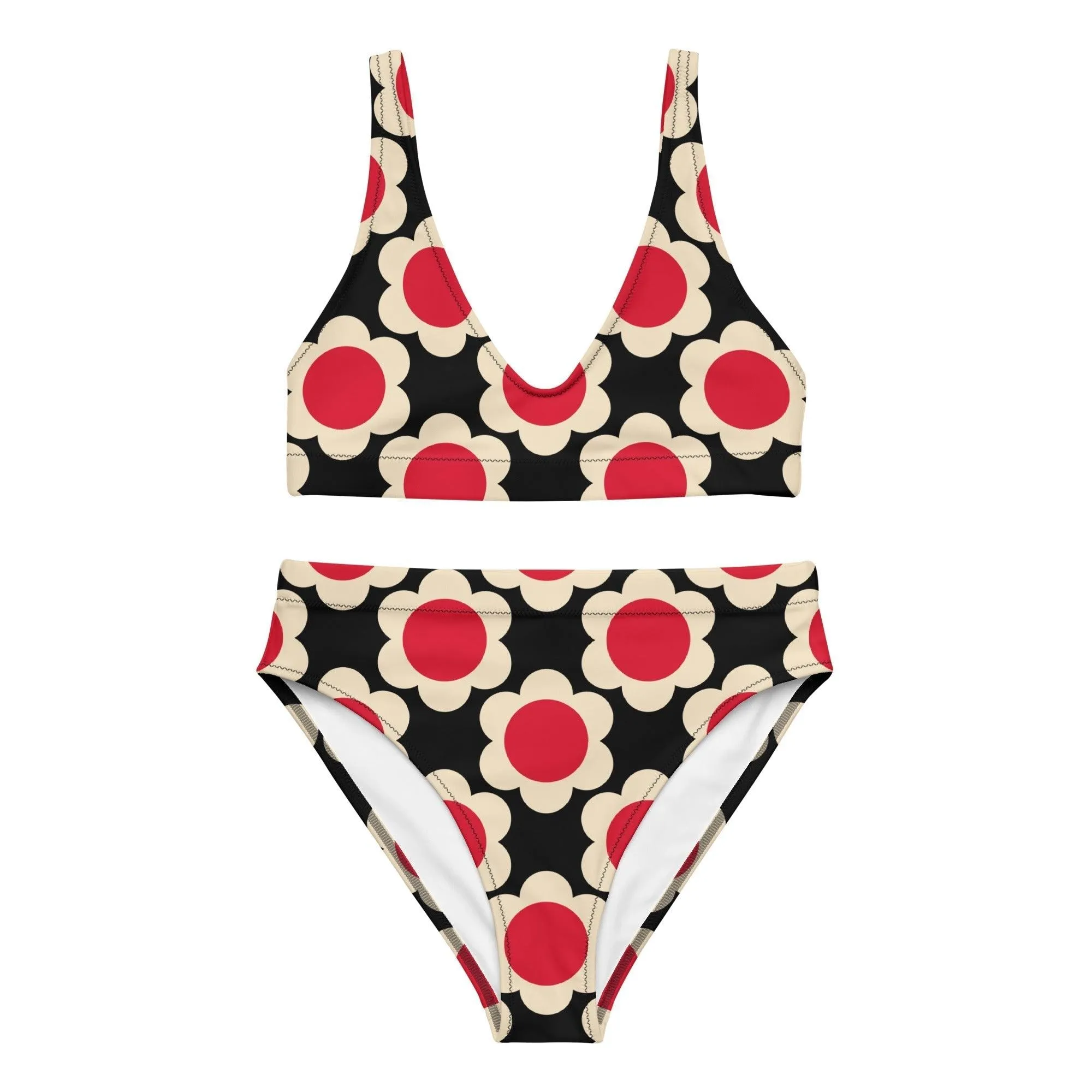ELLIE red black - Bikinis made of recycled material