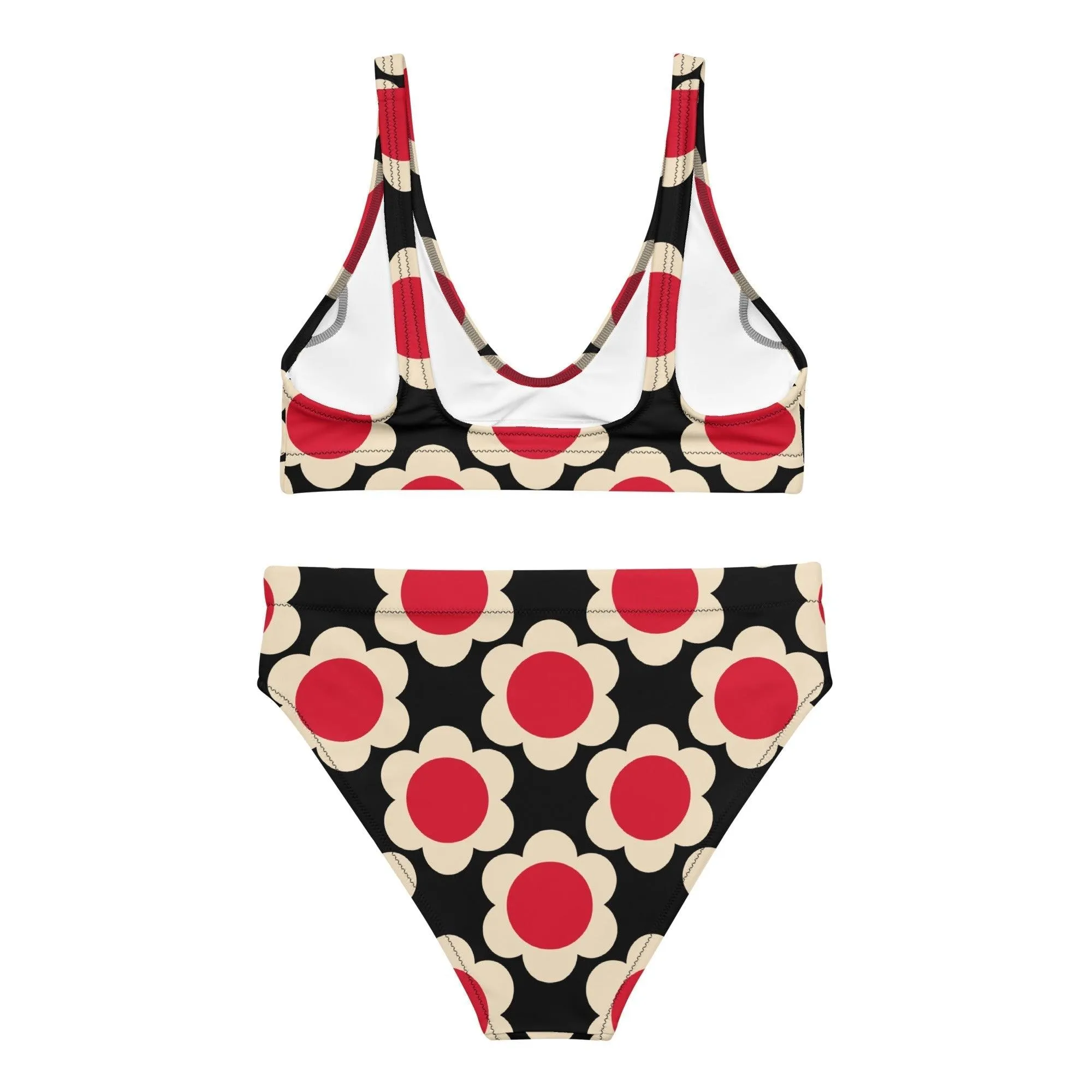 ELLIE red black - Bikinis made of recycled material