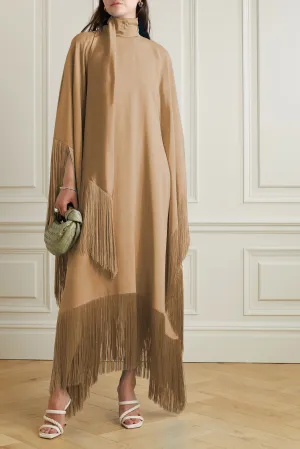 Enchanted Fringe Kaftan (Beige)