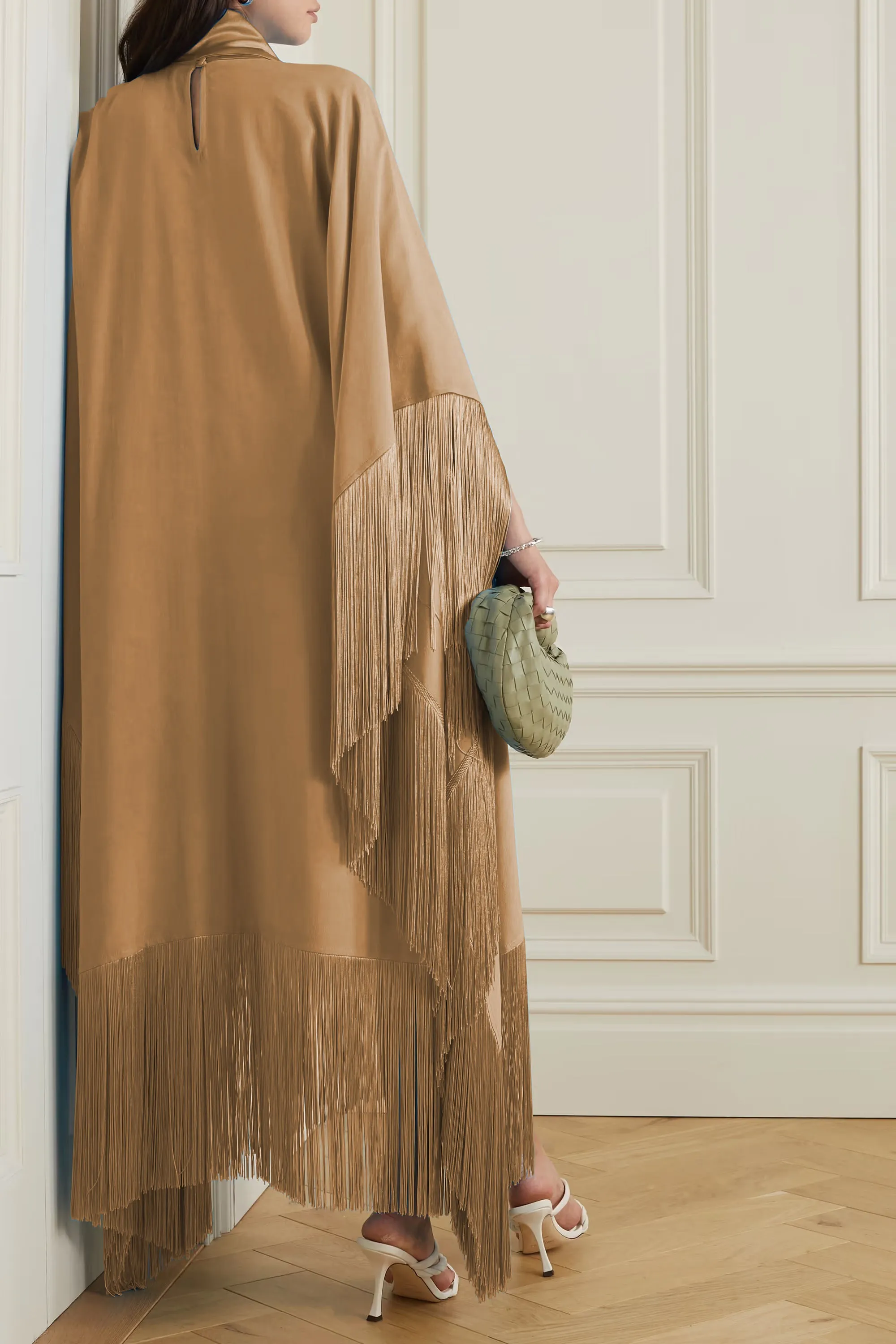 Enchanted Fringe Kaftan (Beige)