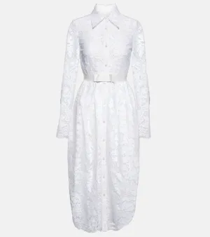 Erdem Corrine lace shirt dress