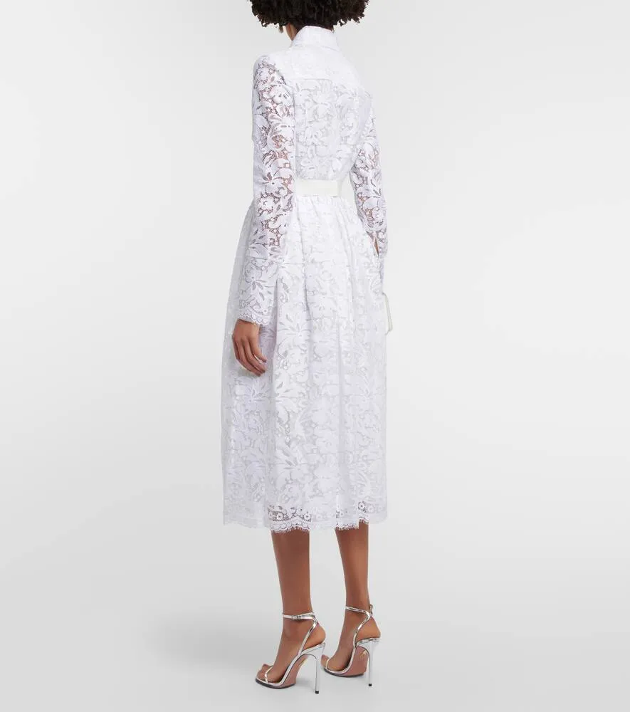 Erdem Corrine lace shirt dress