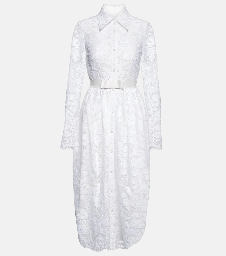 Erdem Corrine lace shirt dress