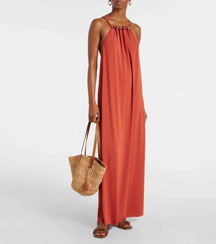 Eres Tiana halterneck maxi dress