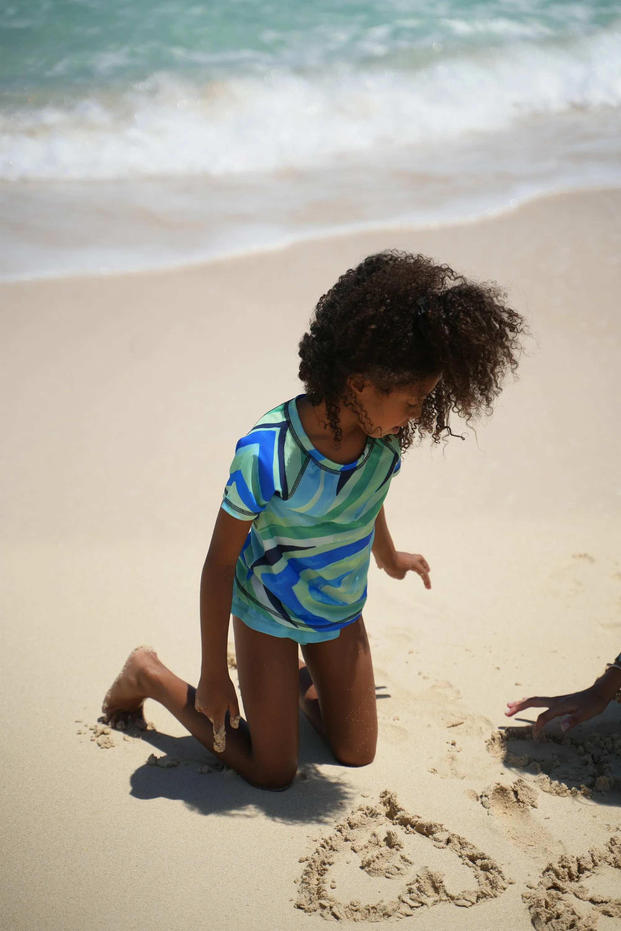 EverGreen Girl's Rashguard Set