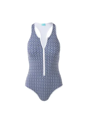 Exclusive Zuma Geo Navy Swimsuit