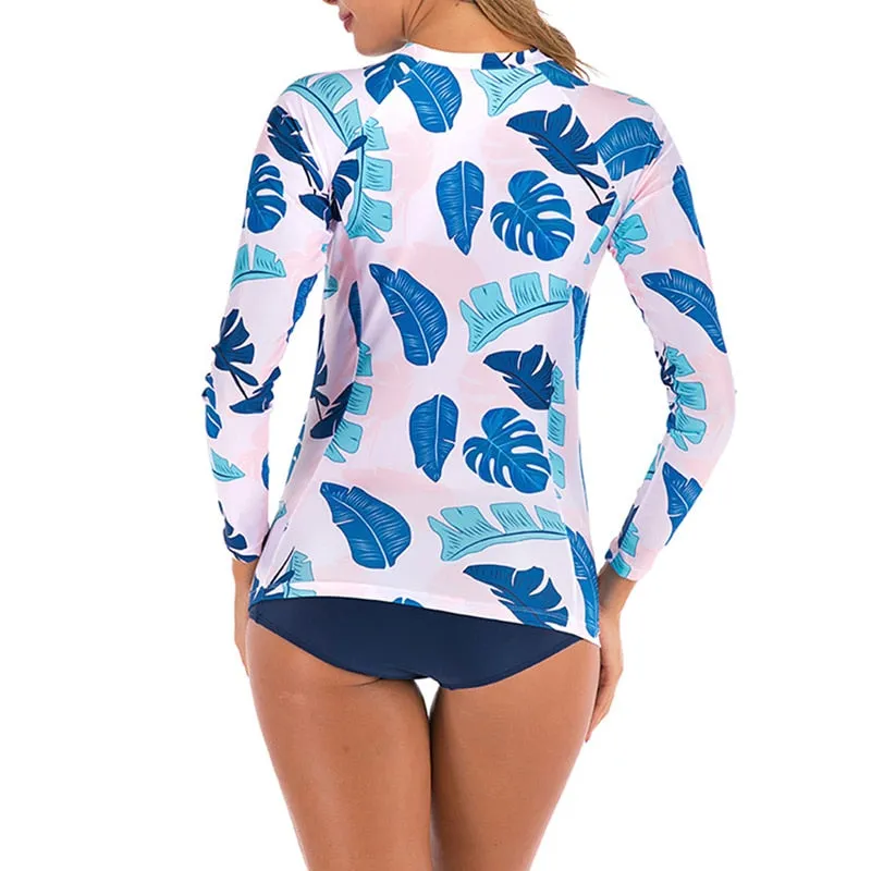 FABO Long Sleeve Swim Top
