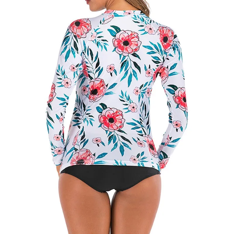 FABO Long Sleeve Swim Top