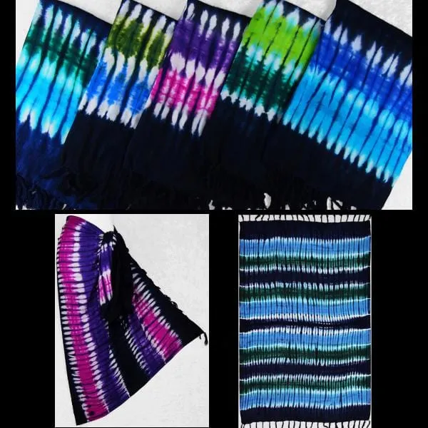 Far Out Tie-Dye Sarongs