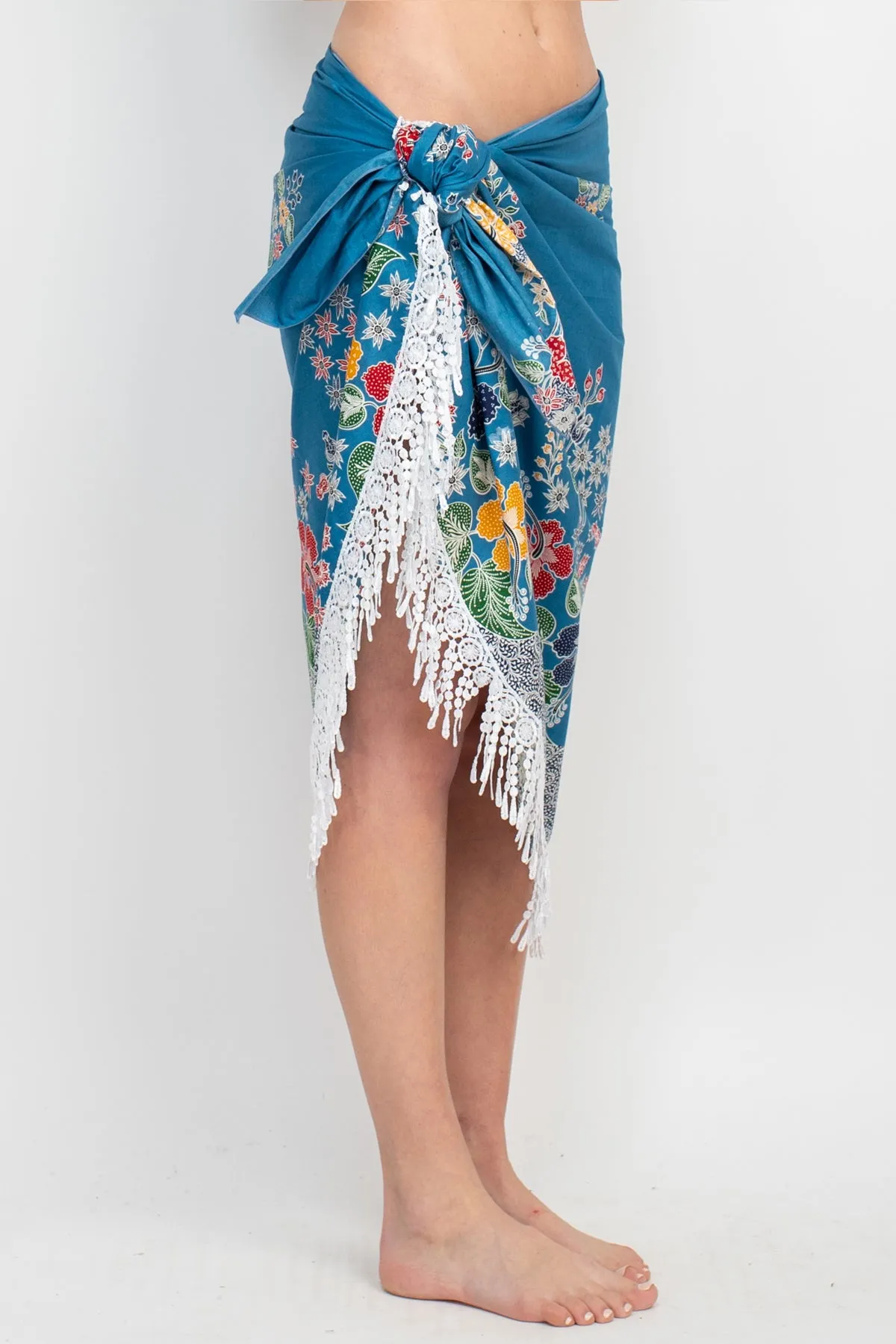 Fearless Floral Boho Chic Beach Pool Wrap Skirt